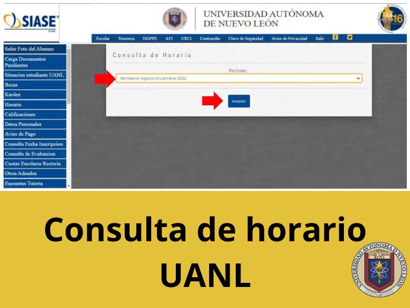 Consulta de horario UANL